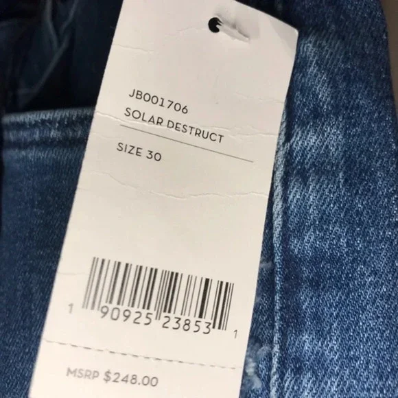 J Brand Sadey Mid Rise Slim Straight Crop Jean - Picture 6 of 11